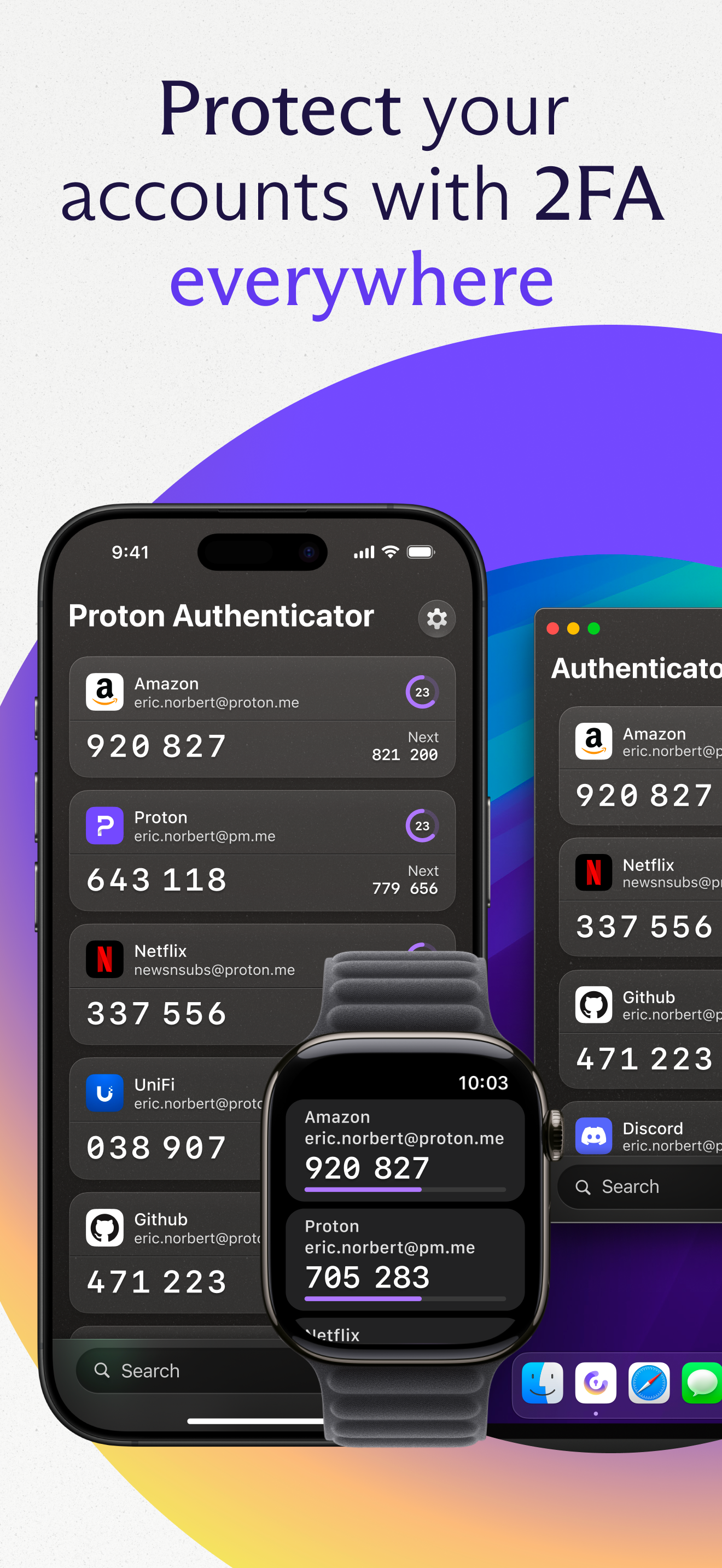 Proton Authenticator & 2FA