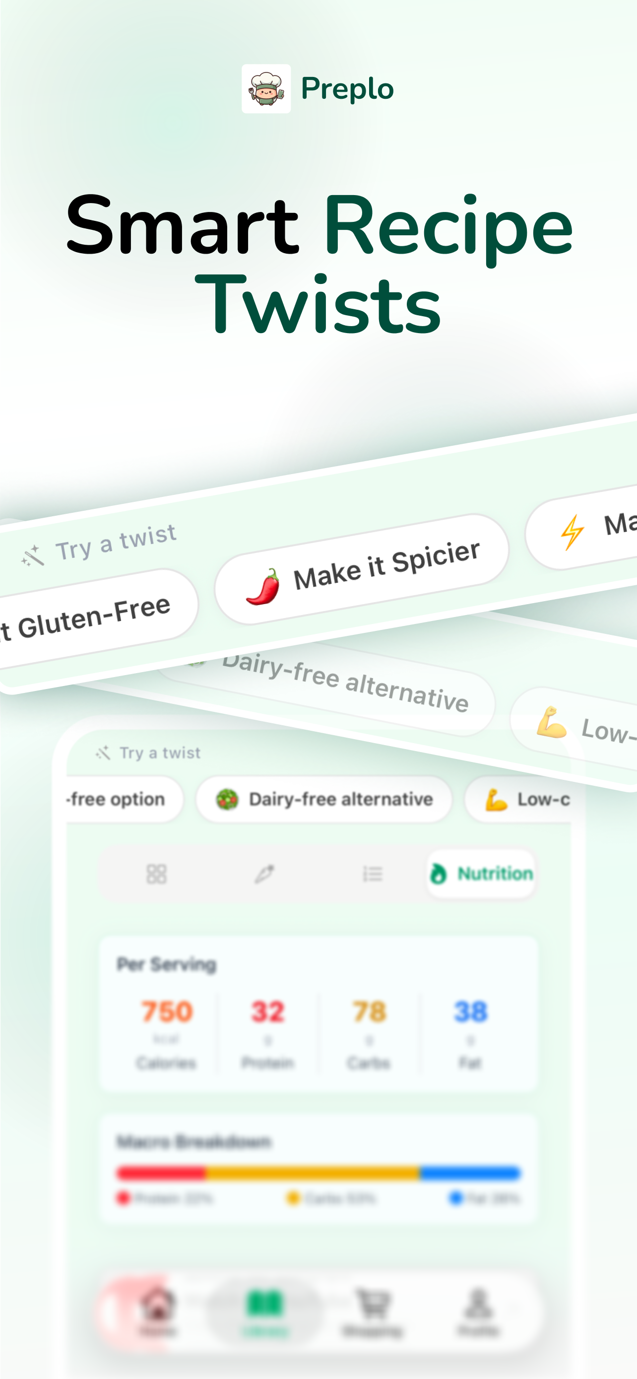 Preplo: Recipes from Videos
