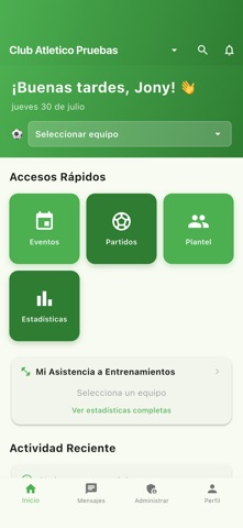 Yendoo - Gestión Deportiva iPhone screenshot