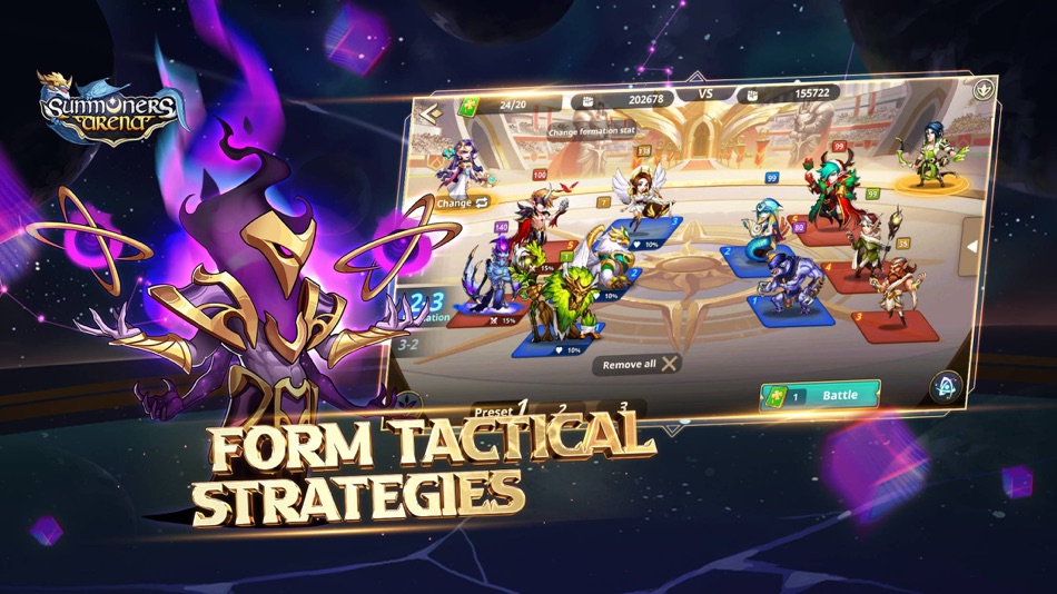 #3. Summoners Arena: Idle RPG (iOS) 由: Onechain Tech.