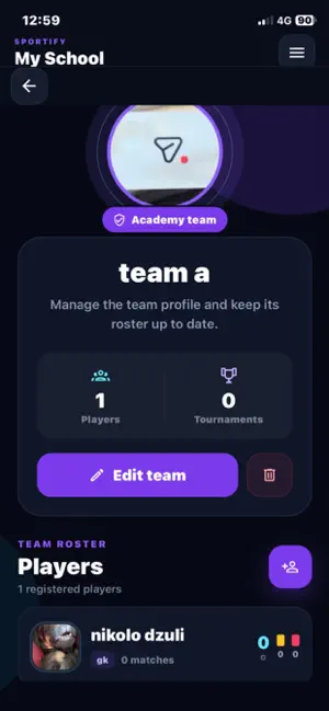 Sportify Tournament screenshot 3