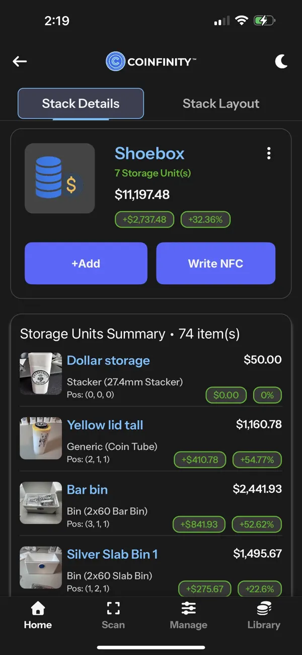 #2. Coinfinity Tracker (iOS) โดย: Solid Cloud