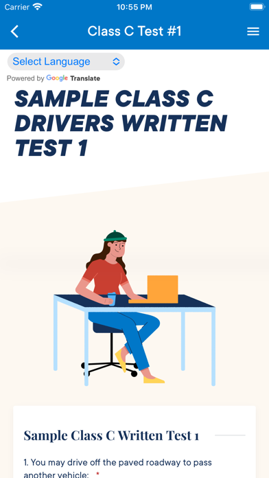 CA DMV Screenshot