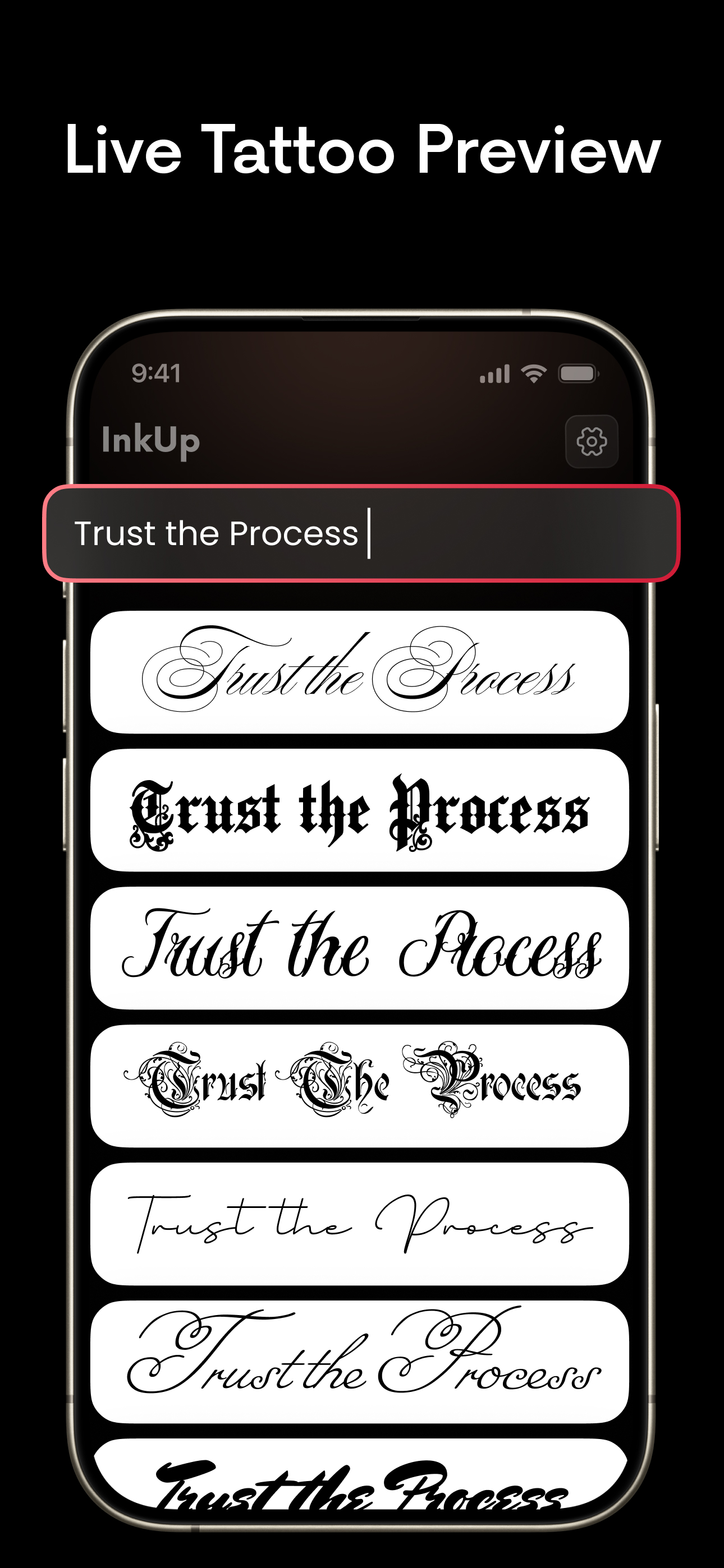 InkUp - AI Lettering tattoo screenshot 6
