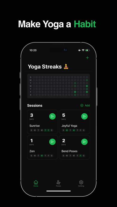 Yoga Streaks Screenshot