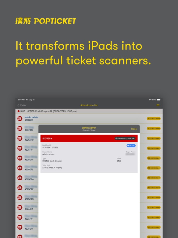 Screenshot #6 pour POPTICKET Organiser