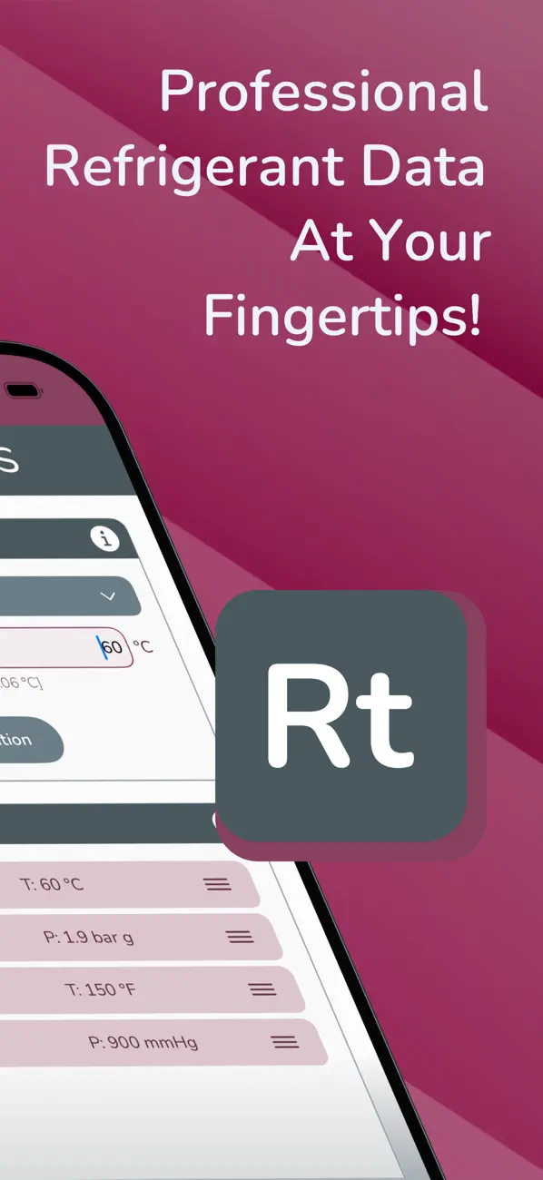 Screenshot #2 pour Refrigerant Tables