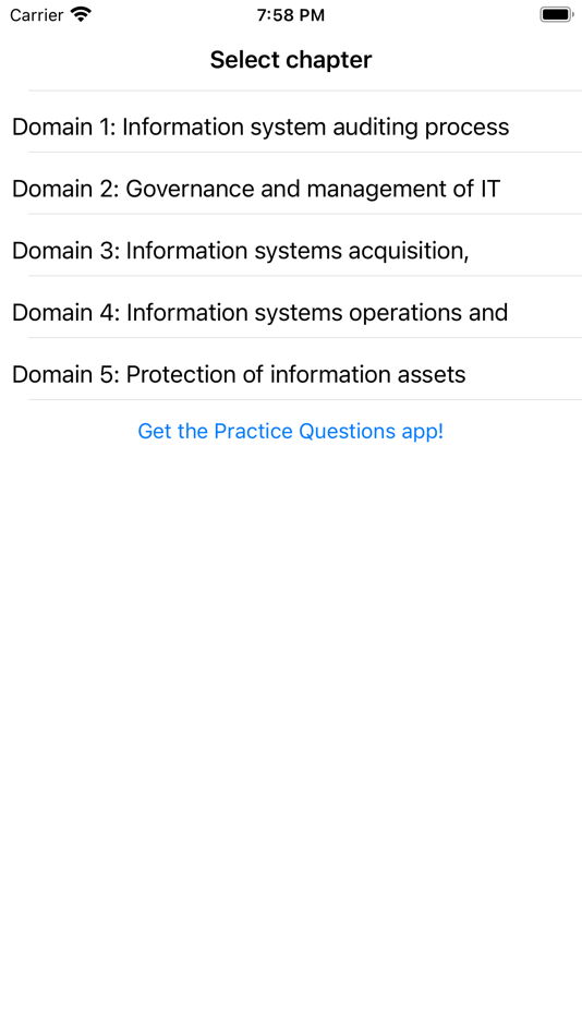 #2. CISA Flashcards (iOS) Podle: laurie hocking