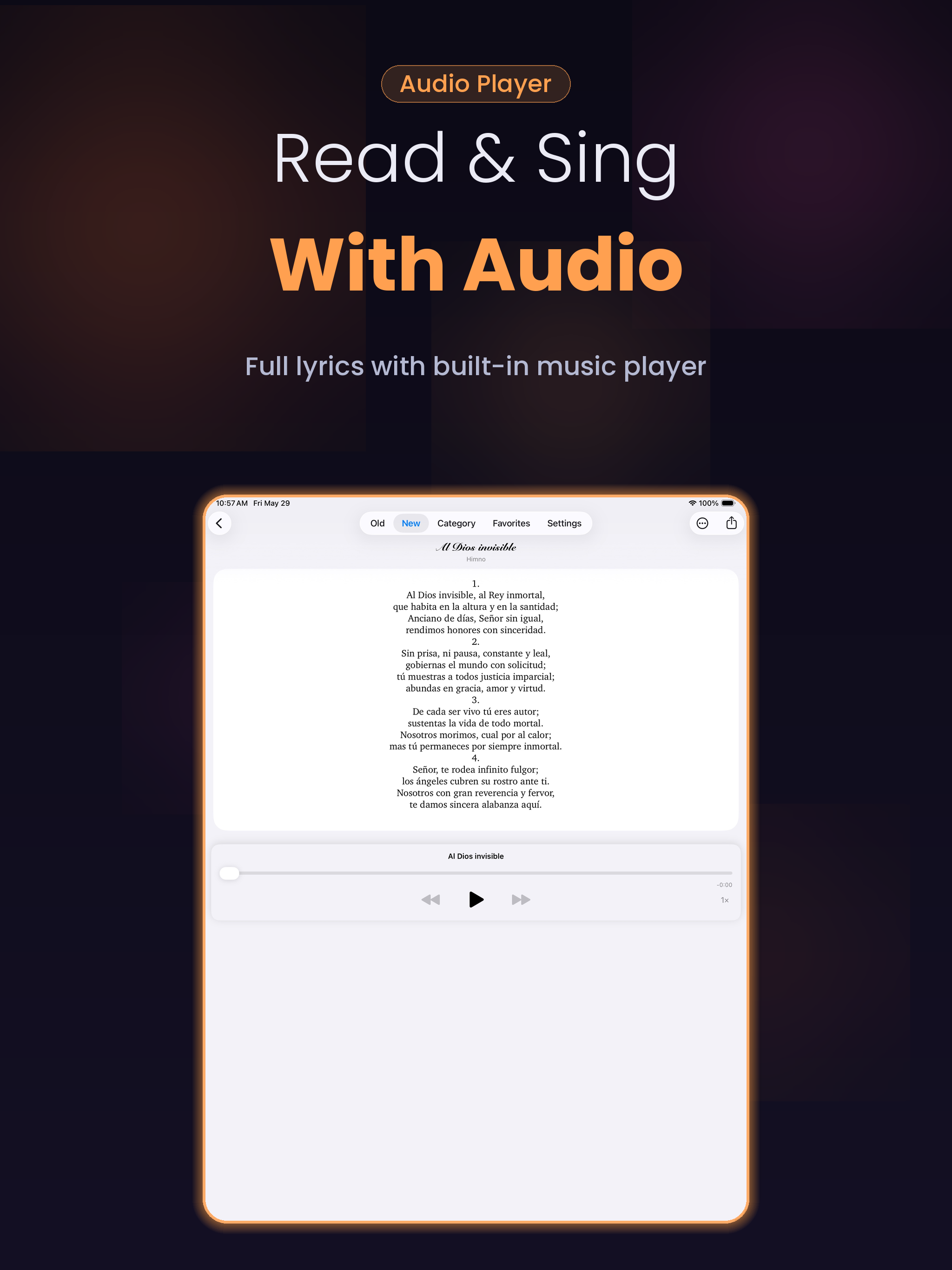 Adventist Hymns, eHimnario screenshot 12