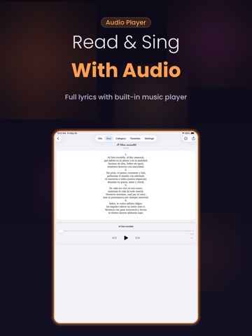 Adventist Hymns, eHimnario iPad screenshot