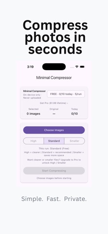 TinyCompress screenshot