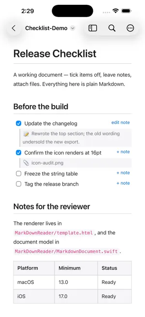 MarkDown Reader - MD Viewer screenshot 1