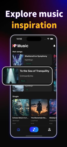 KP - AI Music & Song Generator iPhone screenshot