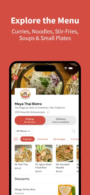 Maya Thai Bistro screenshot 2
