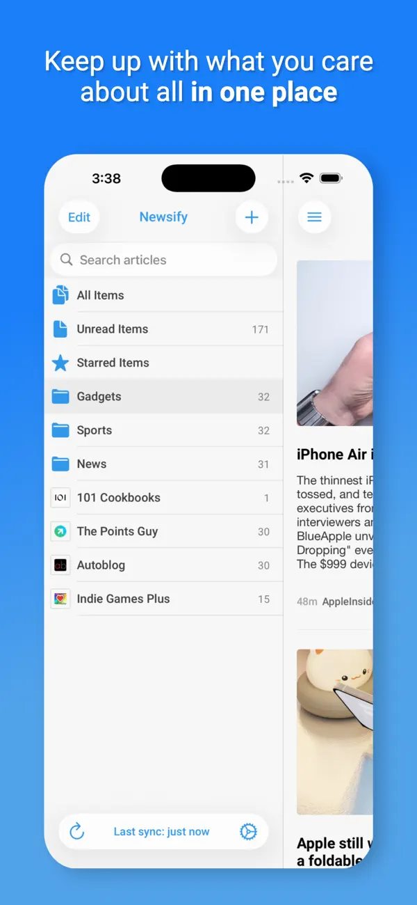 #5. Newsify: RSS Reader (iOS) Által: Ben Alexander