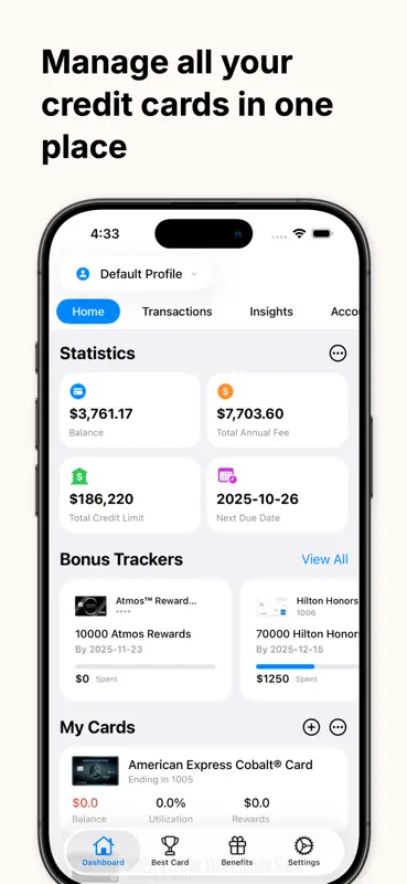 RewardsWise: Reward & Cashback screenshot 2 of 8