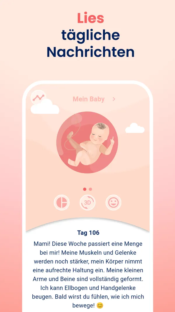 HiMommy: Schwanger & Periode iPhone App Screenshot 2 – Medizin