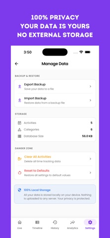 Time Aware - Voice Time Track Screenshot 5 of 10