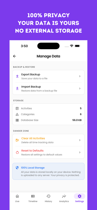 Time Aware - Voice Time Track Screenshot 5 of 10