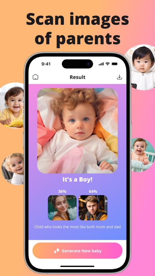 #5. AI Face Maker - Baby Generator (iOS) 来自: Cosima Schmud