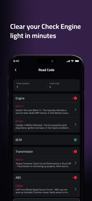 OBDPulse OBD2 Car Scanner screenshot 1