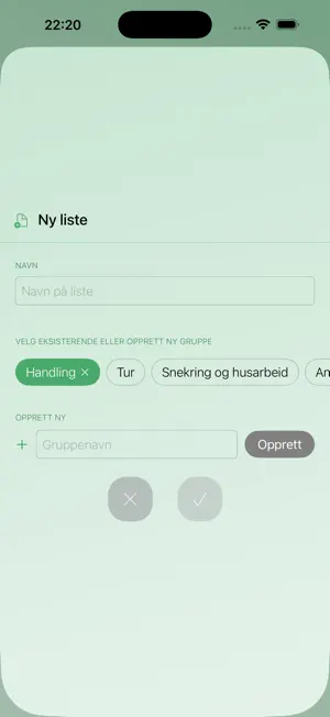 Min Handleliste screenshot 3