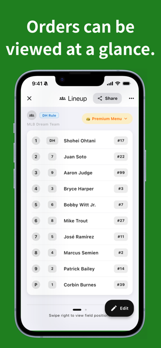 Baseball Lineup Maker Screenshot 8 of 9