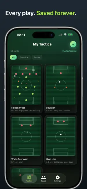 Football coach tactics board screenshot 2