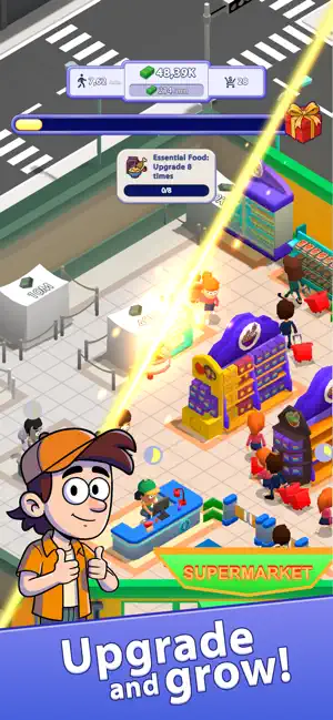Idle Supermarket Empire screenshot 2