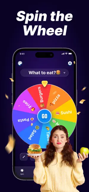 Party Games: Spin The Wheel iPhone screenshot 1