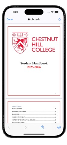CHC.edu screenshot