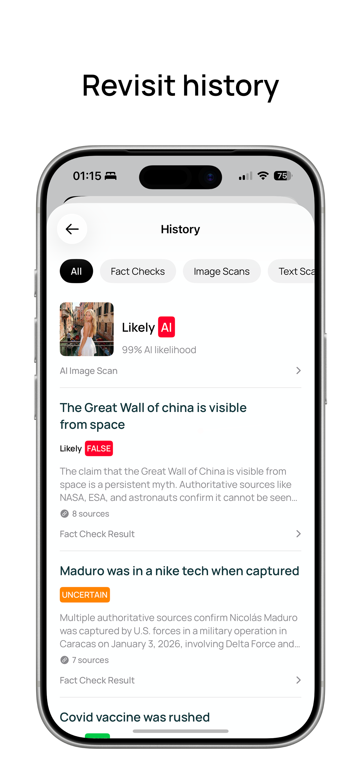 Truely - AI Fact Checker