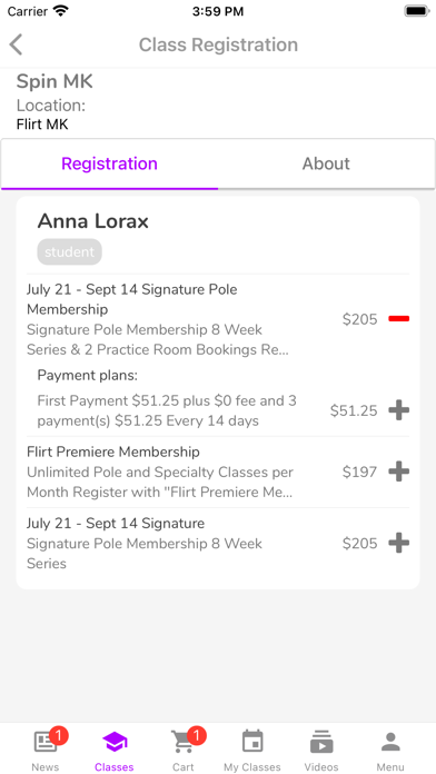Flirt Fitness Screenshot