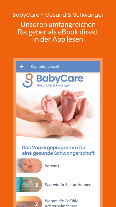BabyCare - Gesund & Schwanger Screenshot