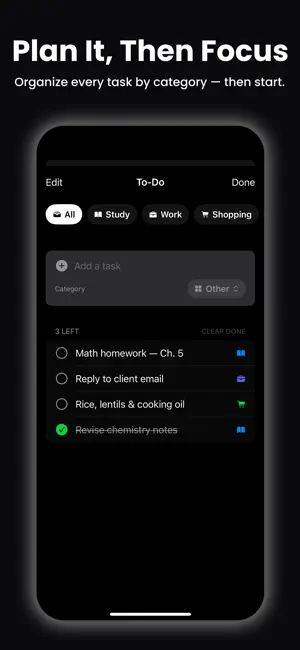 Pomodoro Focus Timer: OneTap screenshot 4