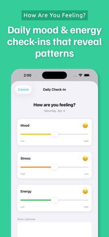 Pulsivo - Daily Health Planner iPhone screenshot