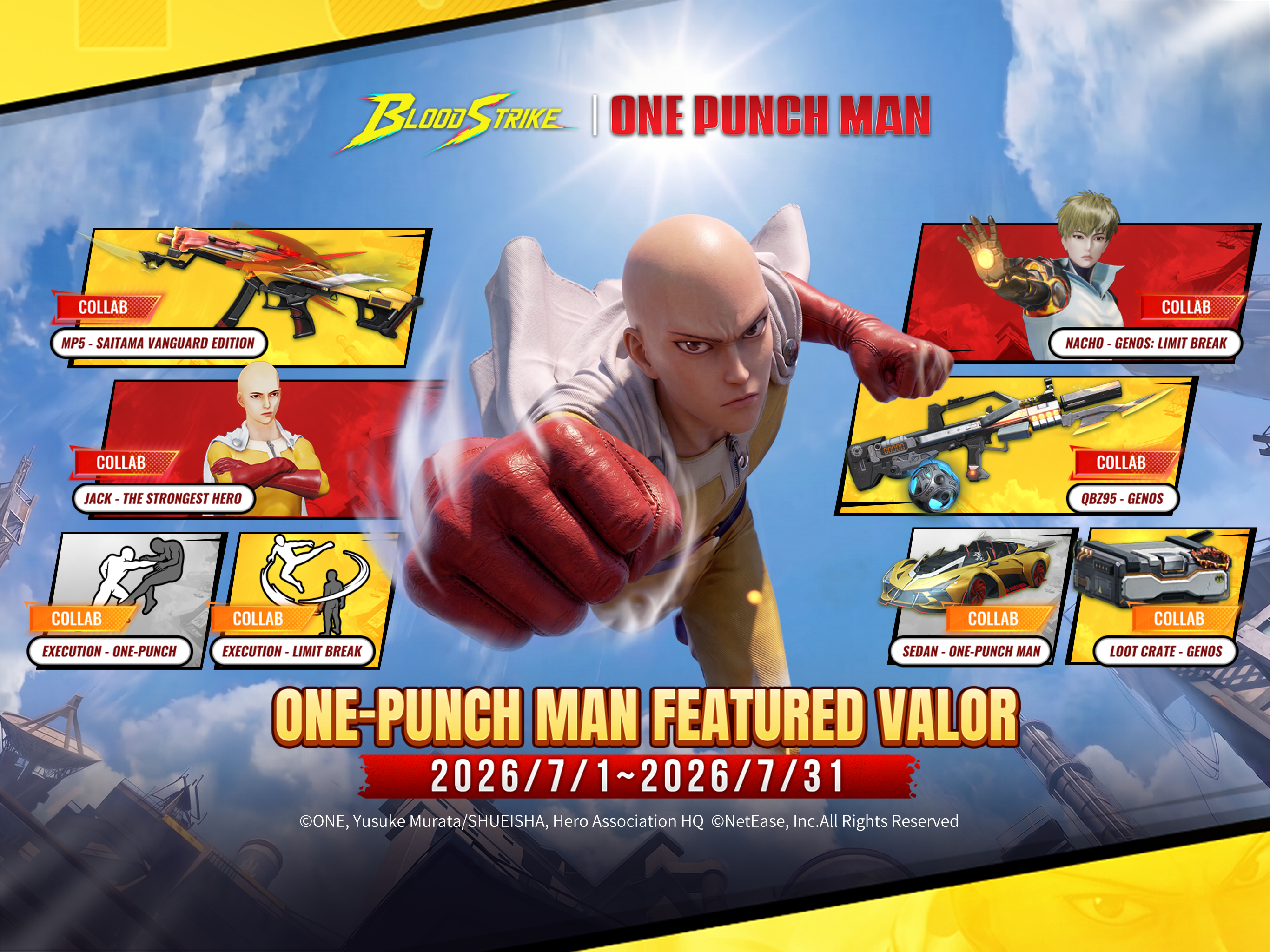 Blood Strike x One-Punch Man