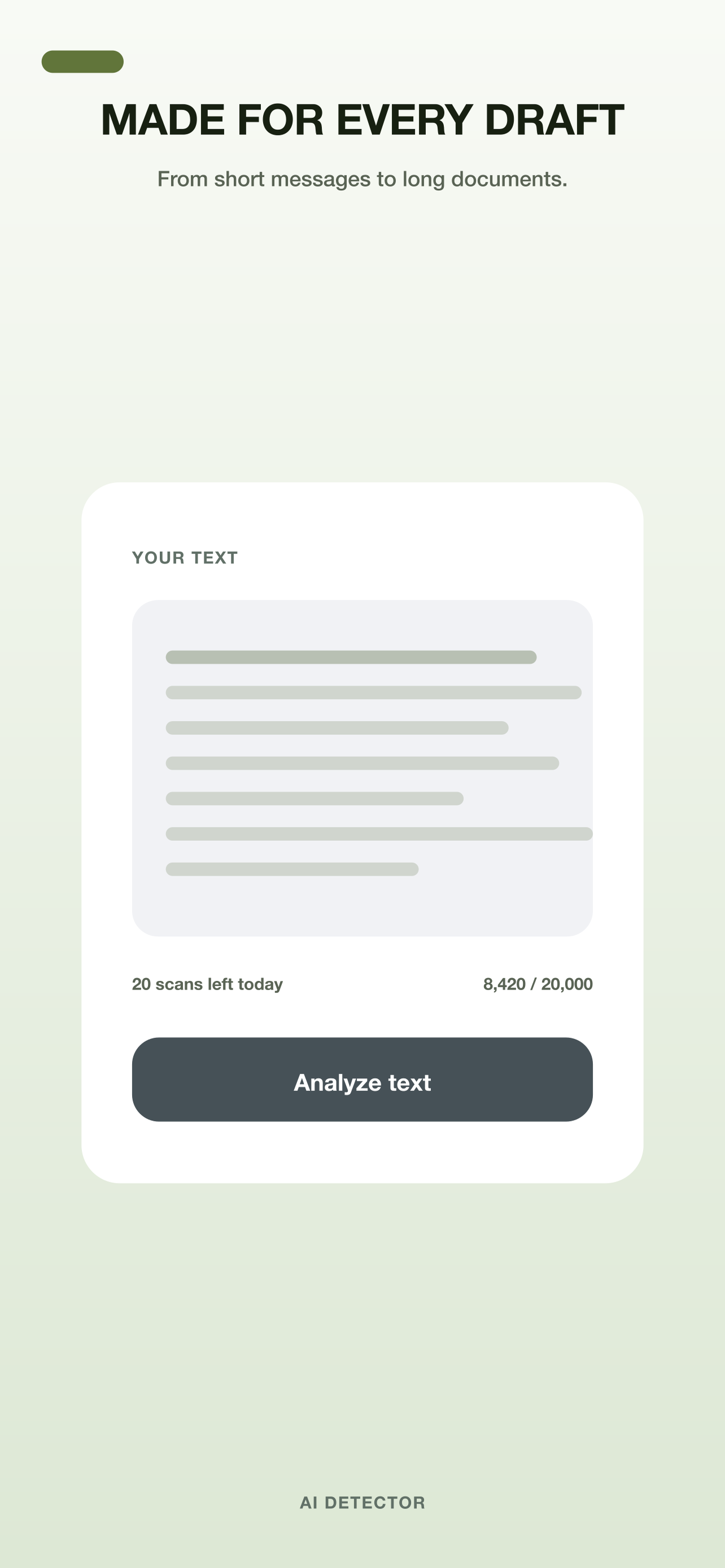 AI Detector: Text Scanner screenshot 4