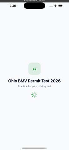 Ohio BMV Permit Test 2026 iPhone screenshot
