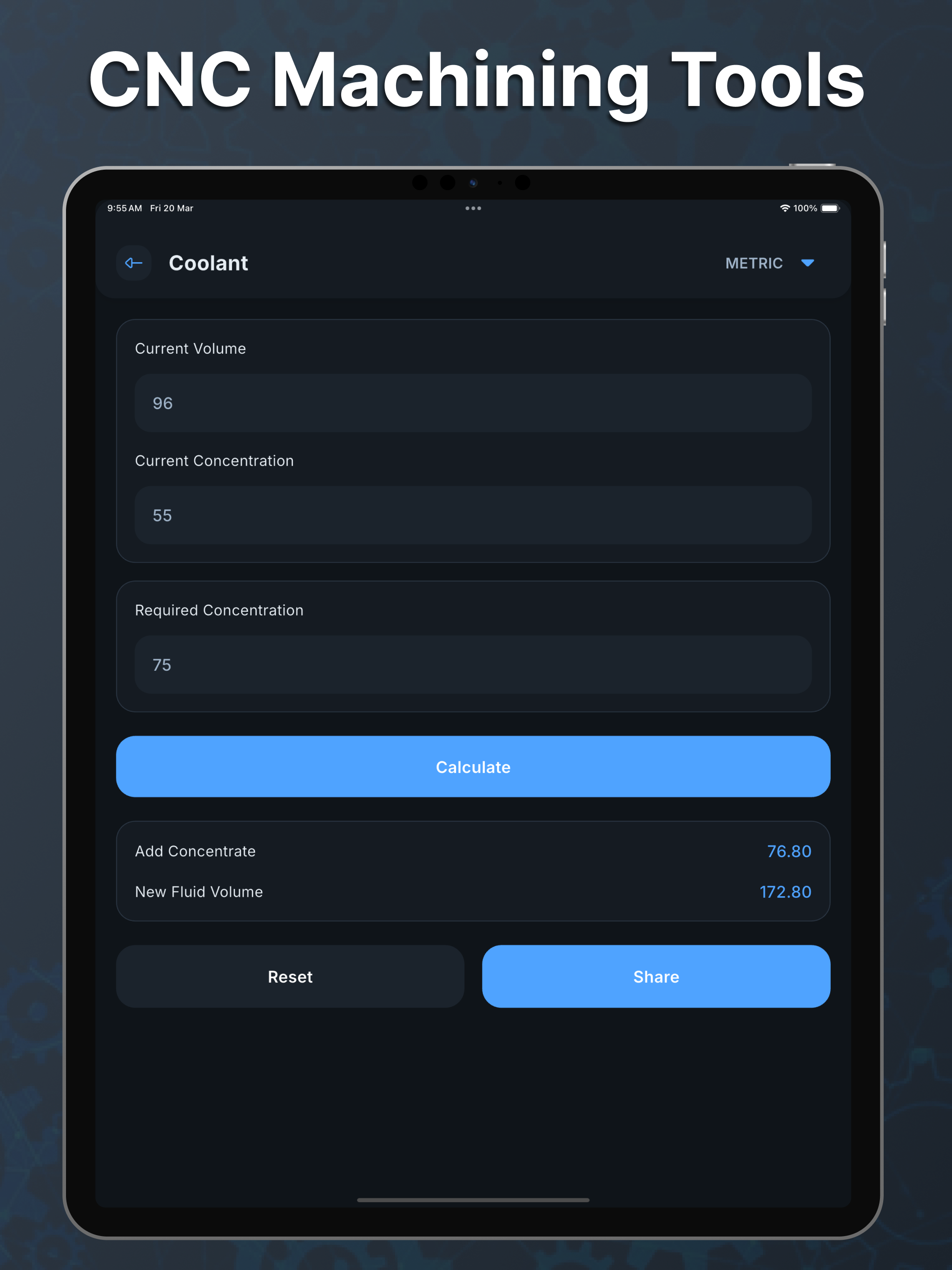 Machining Toolkit Calc screenshot 11