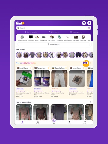 Findit: Deal,Buy & Sell iPad screenshot