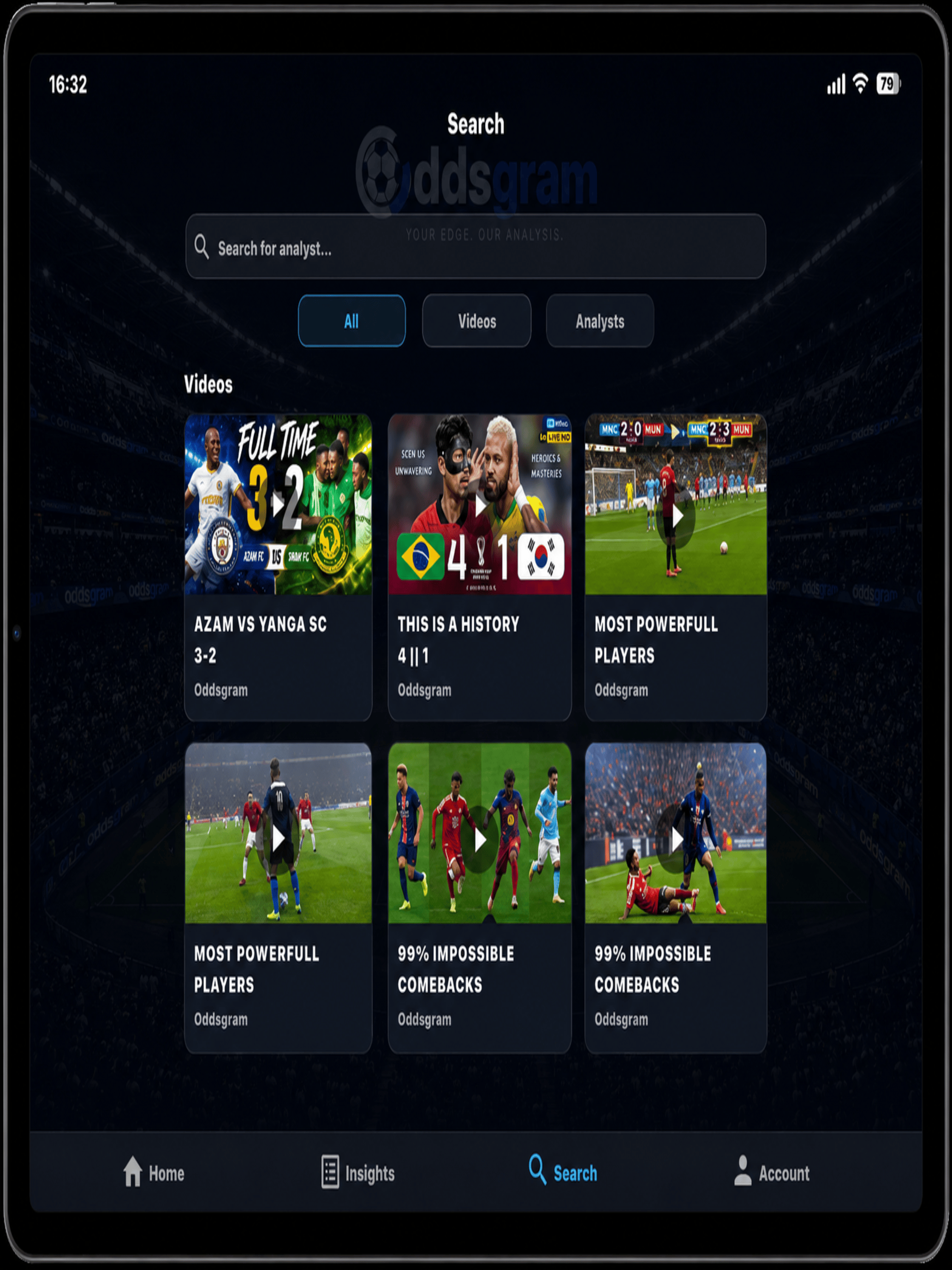Oddsgram screenshot 11