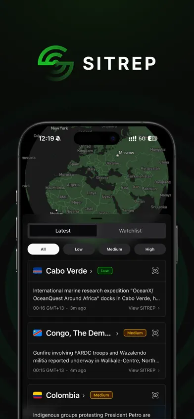SITREP screenshot 1