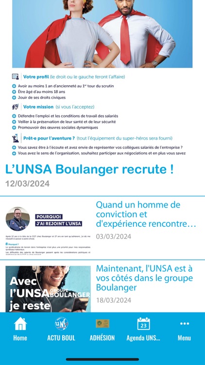 UNSA BOULANGER