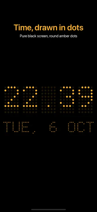 Punctum – Dot-Matrix Clock screenshot 1