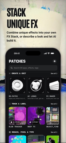 Patchd: Video FX Playground iPhone screenshot