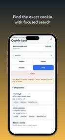 Cookie Lens: Cookie Editor screenshot