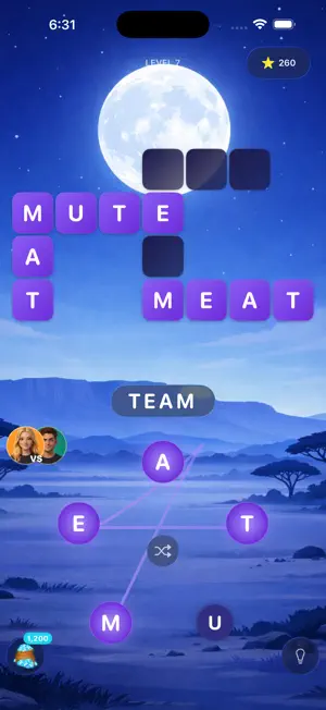 WordPub: Word Games, Crossword screenshot 1