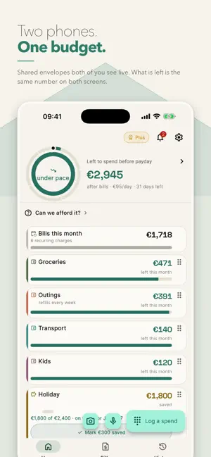 Kesto: Couples Budget screenshot 1