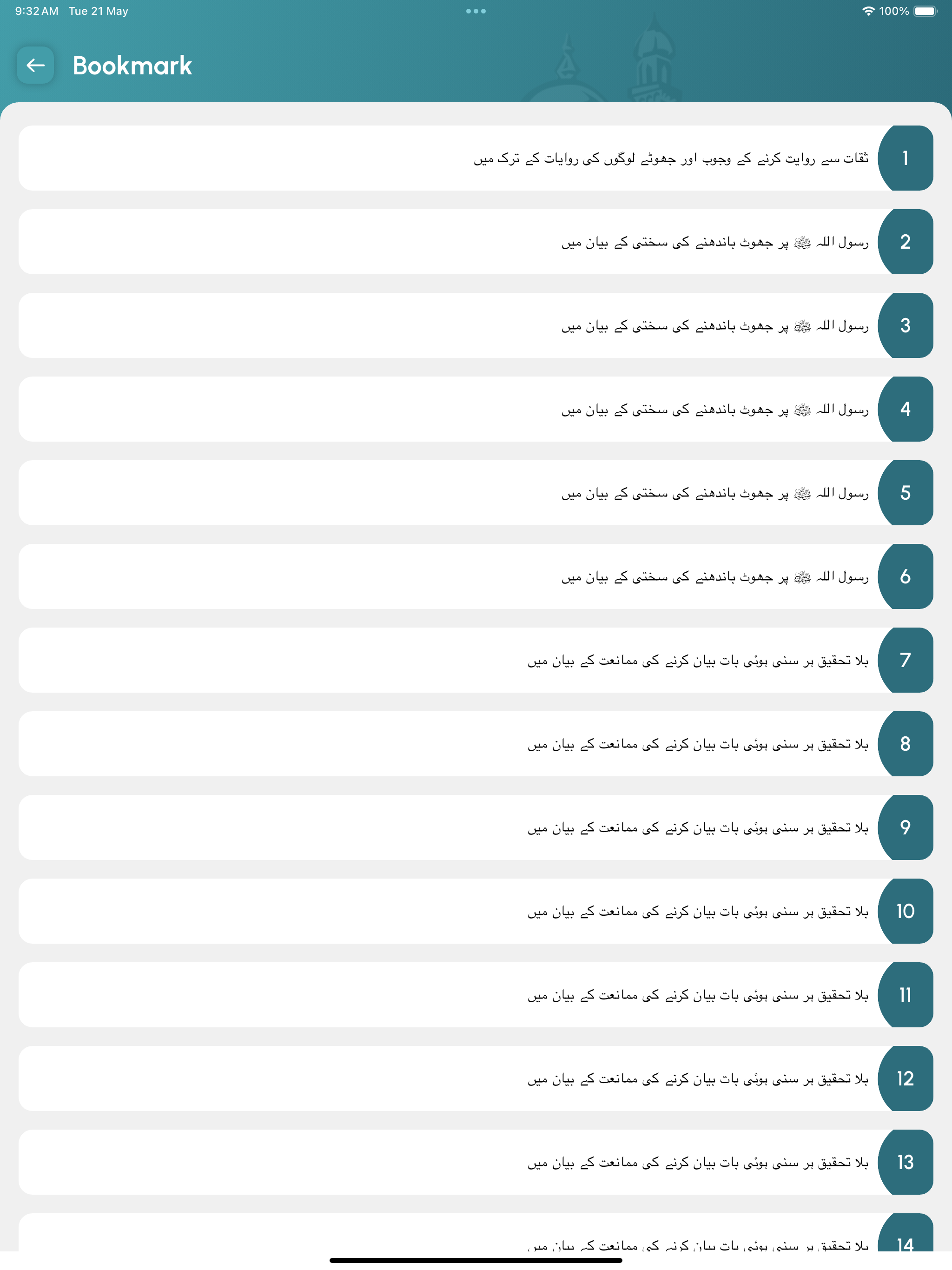 Sahih Muslim Shareef - Arabic